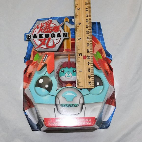 Bakugan Drago Cubbo Figure Card BakuCore Transforming Dragon Red Dragon NEW - Picture 2 of 3